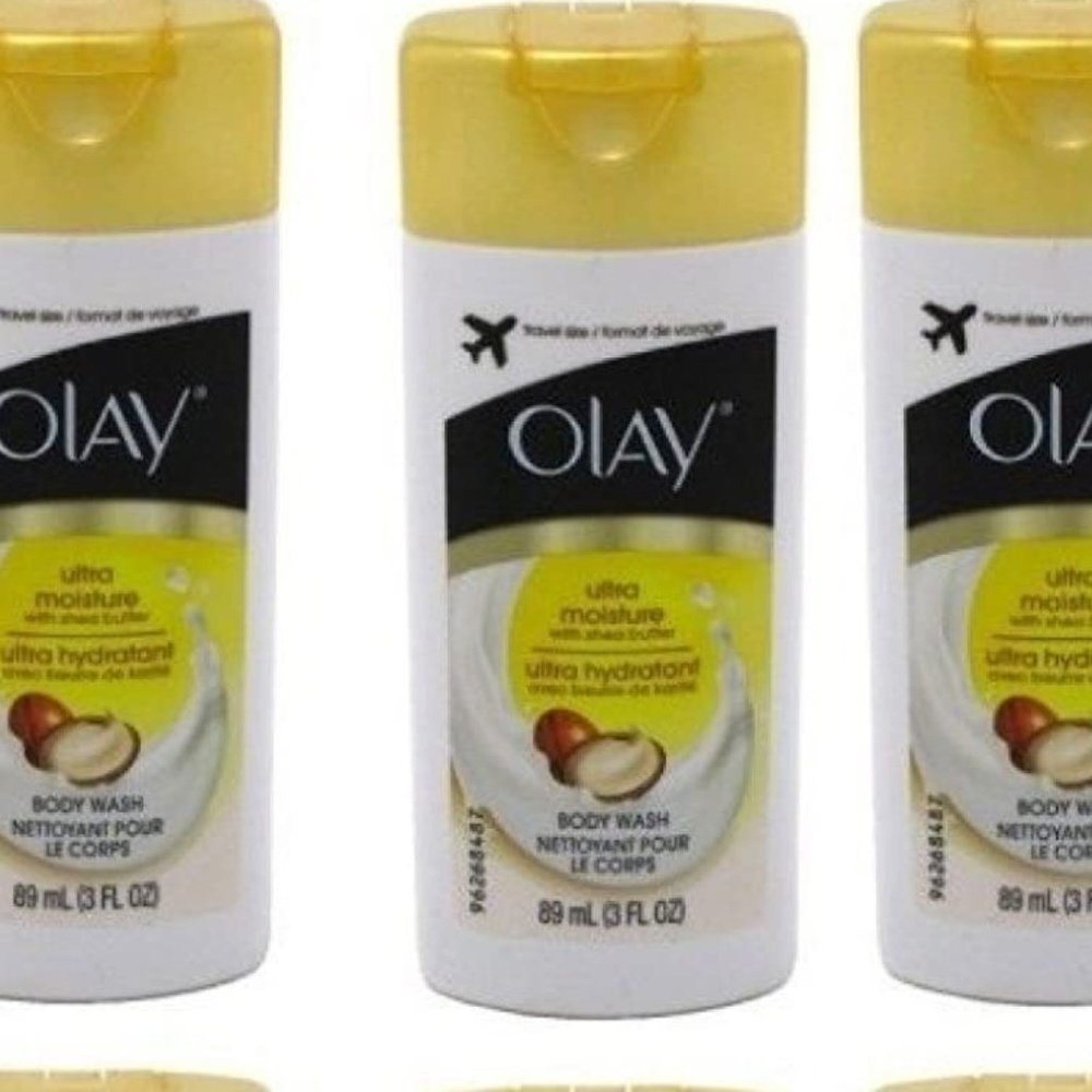3 Olay Ultra Moisture Body Wash 3 oz Travel